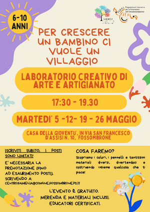 Per crescere un bambino ci vuole un villaggio