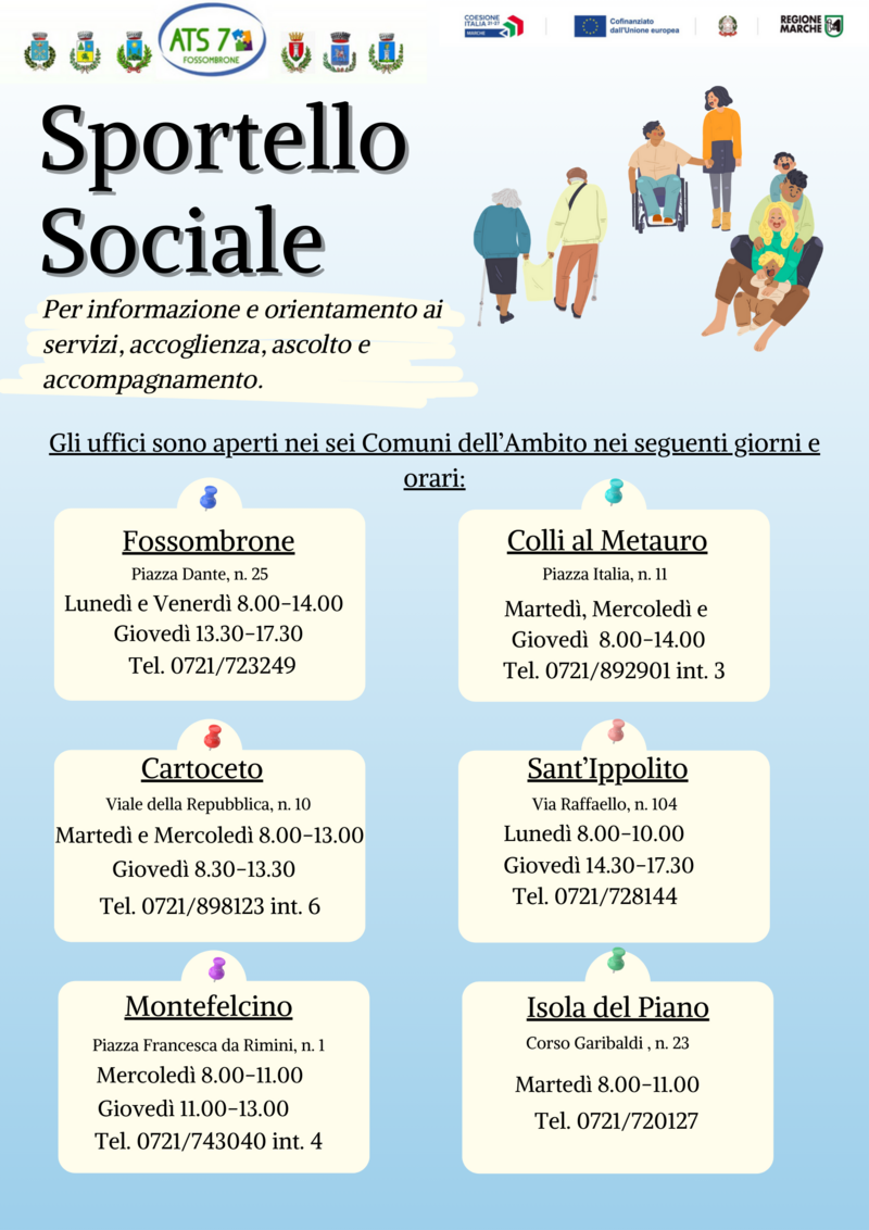 Locandina Sportelli Locandina Sportelli